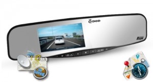 Caméra rétroviseur de voiture RX8W DOD avec GPS