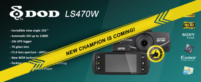 LS470W DOD - meilleur appareil photo de voiture