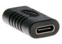 Connecteur Femelle/Femelle pour câblage USB-C F/F - noir